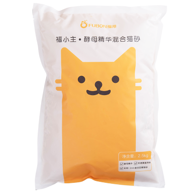 【动物营养】福邦福小主酵母精华混合猫砂