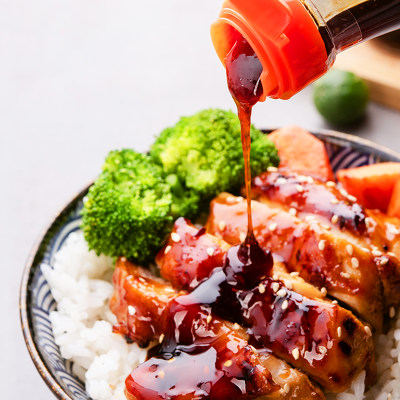 三岛照烧汁盖饭汁日式照烧酱汁三文鱼鸡肉鳗鱼汁焖锅调味酱料