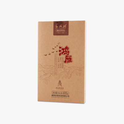 茶叶-长盛川·鸿雁青砖茶600g/盒