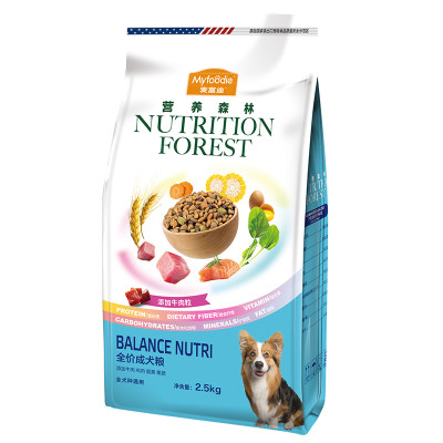 【动物营养】麦富迪营养森林通用型犬成犬粮（升级）2.5kg